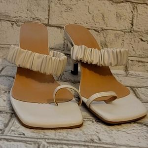White Sandals with heel
